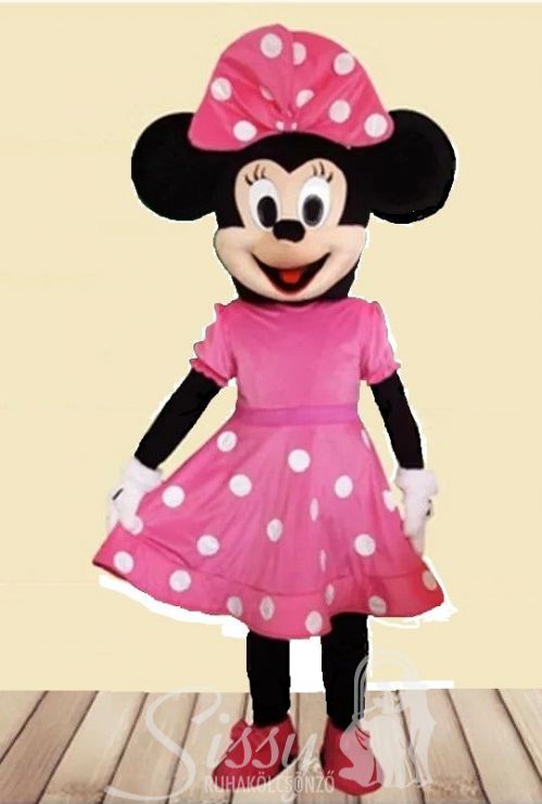 Minnie, pink sétáló/kabala jelmez. 
